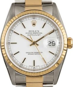 HandMade The Rolex Datejust 16233 Luminous White Index Dial