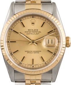 HandMade The Rolex Datejust 16233 Luminous Champagne Dial