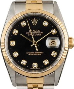 HandMade The Rolex Diamond Dial Date Just 16233