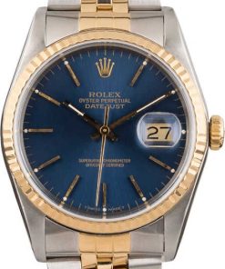 HandMade The Rolex Datejust 16233 Two Tone Blue Dial