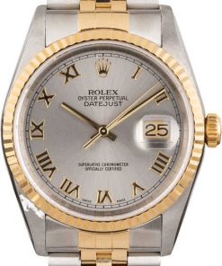 HandMade The Rolex Two Tone Datejust 16233 Rhodium Dial