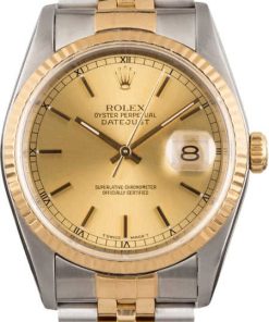 HandMade The Rolex Datejust 16233 Two Tone Men's Watch