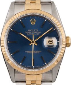 HandMade The Rolex Datejust Two Tone 16233 Blue Dial