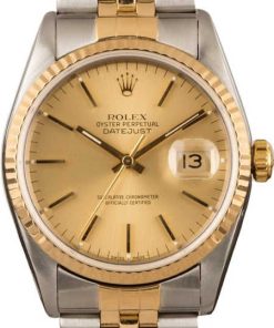 HandMade The Rolex Datejust 16233 Champagne Index