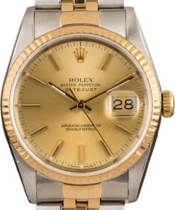 HandMade The Rolex Datejust 16233 Two-Tone Watch T