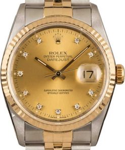 HandMade The Rolex Datejust 16233 Diamond Dial Watch