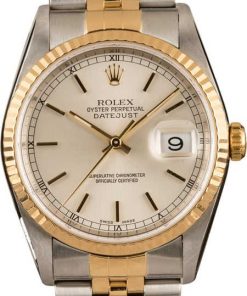 HandMade The Rolex 16233 Datejust Silver Index Dial