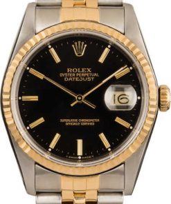 HandMade The Datejust Rolex 16233 Black Dial Certified