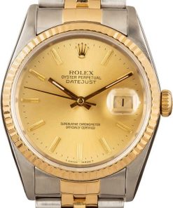 HandMade The Rolex Datejust 16233 Two Tone Jubilee Champagne Dial