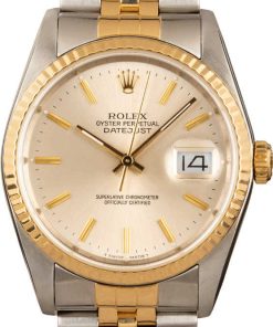 HandMade The Datejust Rolex 16233 Steel & Gold Oyster