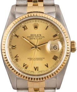 HandMade The Rolex Two tone DateJust 16233 Mens