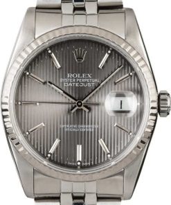 HandMade The Steel Rolex Datejust 16234 Slate Tapestry Dial