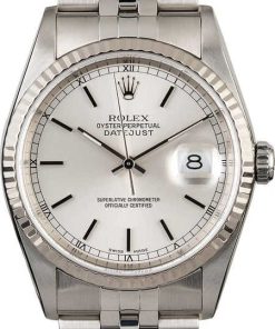 HandMade The Rolex Datejust 16234 Silver Dial Steel Jubilee