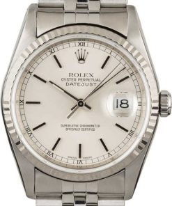 HandMade The Certified Rolex Datejust 16234 Silver Index Dial