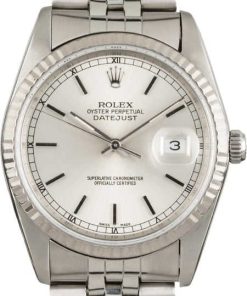 HandMade The Rolex Datejust 16234 Silver Index Dial