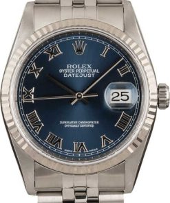 HandMade The Rolex Steel Datejust 16234 Blue Dial