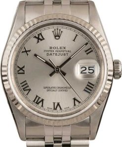 HandMade The Rolex Datejust 16234 Rhodium Roman
