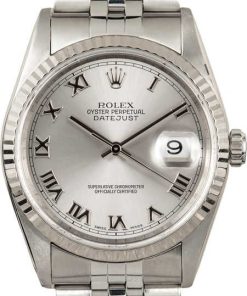 HandMade The Rolex Datejust 16234 Silver Roman Dial