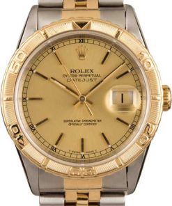 HandMade The Rolex Datejust Turn-O-Graph 16263 Two Tone Jubilee Band T