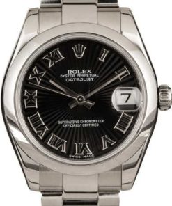 HandMade The Rolex Mid-Size DateJust 178240 Black Dial