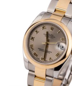 Alternative view of HandMade The Rolex Datejust 178243 Slate Roman Dial