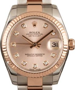 HandMade The Rolex Datejust 178271 Two Tone Everose Oyster