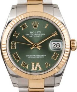 HandMade The Rolex Datejust 178273 Mid-size Olive Green Dial