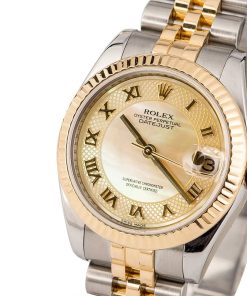 Alternative view of HandMade The Rolex Datejust 178273 Champagne MOP