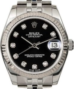 HandMade The Rolex Datejust 178274 Black Diamond Dial