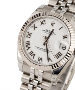 Alternative view of HandMade The UnWorn Rolex Datejust 178274 White Roman Dial