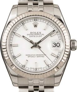 HandMade The Rolex Mid-Size Datejust 178274 White Dial