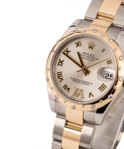 Alternative view of HandMade The Rolex Datejust 178343 Diamond Bezel