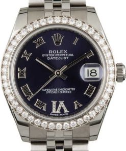 HandMade The Rolex Datejust 178384 Purple Roman Dial