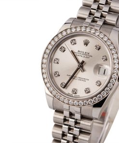 Alternative view of HandMade The Rolex Mid-Size Datejust 178384 Diamond Dial & Bezel