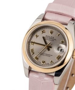 Alternative view of HandMade The Rolex Datejust 179163 Rhodium Roman Dial