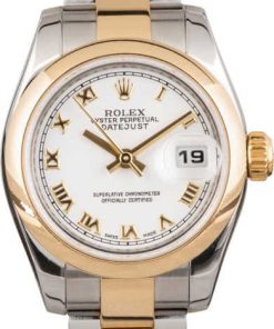 HandMade The Ladies Rolex Datejust 179163 Roman Dial