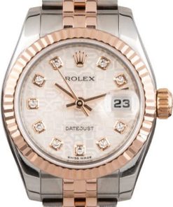 HandMade The Rolex Datejust 179171 Silver Jubilee Diamond Dial