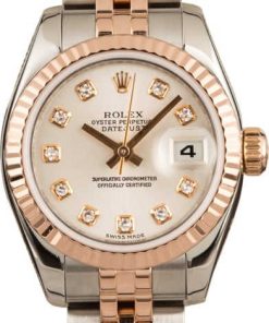 HandMade The Rolex Datejust 179171 Silver Diamond Dial