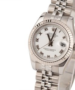 Alternative view of HandMade The Rolex Oyster Perpetual Datejust 179174 White Dial