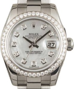 HandMade The Rolex Datejust 179384 Diamond Bezel