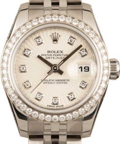 HandMade The Rolex Lady Datejust 179384 Sunburst Diamond Dial