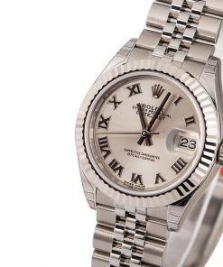 Alternative view of HandMade The Unworn Rolex Datejust 279174 Silver Roman Dial