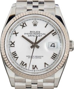HandMade The Rolex Datejust 126234 White Roman Dial