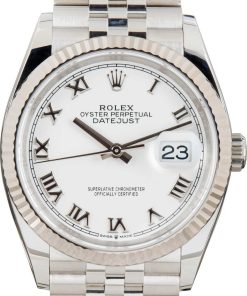 HandMade The Rolex Datejust 36 Ref 126234 White Roman Dial