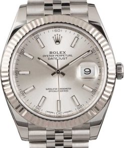 HandMade The Rolex Datejust 41 Ref 126334 Luminous Silver Dial