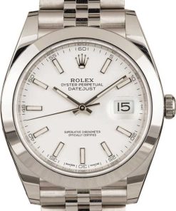 HandMade The Rolex Datejust 41 Ref 126300 White Dial Jubilee Bracelet T