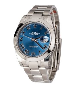 Alternative view of HandMade The Unworn Rolex Datejust 126300 Blue Dial