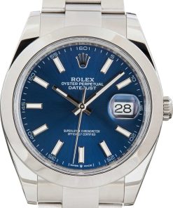 HandMade The Rolex Datejust 41 Ref 126300 Blue Index Dial