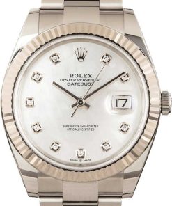 HandMade The Rolex Datejust 41 Ref 126334 Diamond Dial