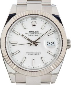 HandMade The Rolex Datejust 41 Ref 126334 White Index Dial